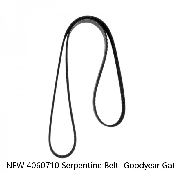 NEW 4060710 Serpentine Belt- Goodyear Gatorback The Quiet Belt