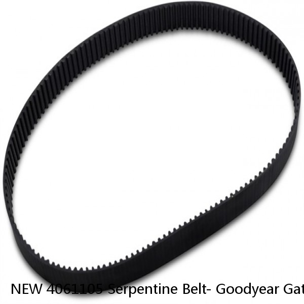 NEW 4061105 Serpentine Belt- Goodyear Gatorback The Quiet Belt