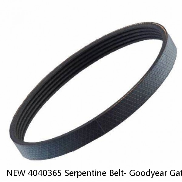 NEW 4040365 Serpentine Belt- Goodyear Gatorback The Quiet Belt