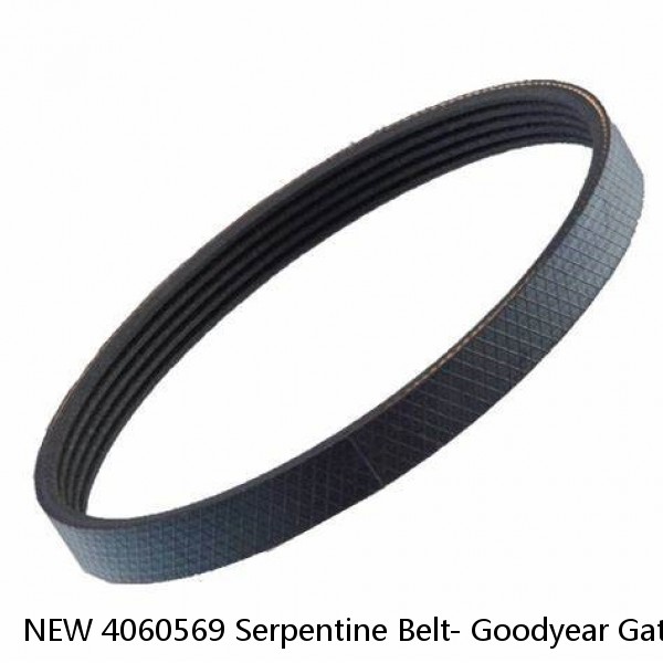 NEW 4060569 Serpentine Belt- Goodyear Gatorback The Quiet Belt